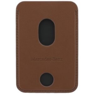 Magnetic Card Wallet Mercedes Leather camel - Image 3