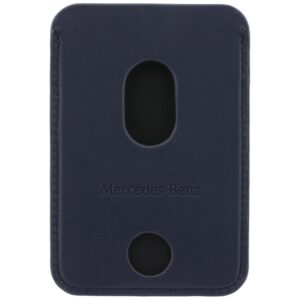 Magnetic Card Wallet Mercedes Leather navy - Image 3