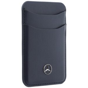 Magnetic Card Wallet Mercedes Leather navy - Image 4