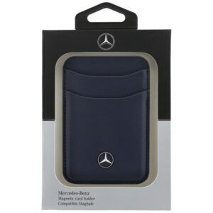 Magnetic Card Wallet Mercedes Leather navy - Image 6