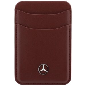 Magnetic Card Wallet Mercedes Leather red