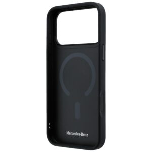 Dėklas Mercedes Leather with Crossed Lines MagSafe Apple iPhone 17 Pro Max juodos spalvos - Image 7