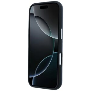 Dėklas Mercedes Leather Semi Wrap Iconic Line MagSafe Apple iPhone 17 Pro navy - Image 5