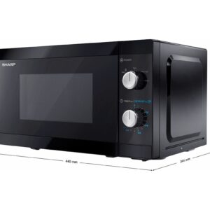 Mikrobangų krosnelė Sharp YC-MS01E-B - Image 3