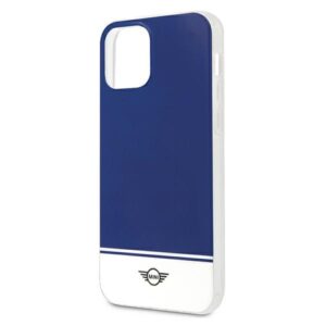 Mini MIHCP12MPCUBINA Apple iPhone 12/12 Pro6,1" navy kietas dėklas Stripe Collection - Image 7