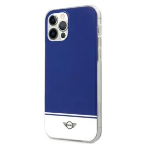 Mini MIHCP12LPCUBINA Apple iPhone 12 Pro Max6,7" navy kietas dėklas Stripe Collection - Image 2