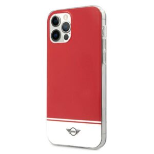 Mini MIHCP12LPCUBIRE Apple iPhone 12 Pro Max6,7" red kietas dėklas Stripe Collection - Image 2