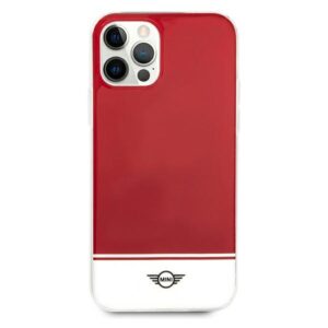 Mini MIHCP12LPCUBIRE Apple iPhone 12 Pro Max6,7" red kietas dėklas Stripe Collection - Image 3