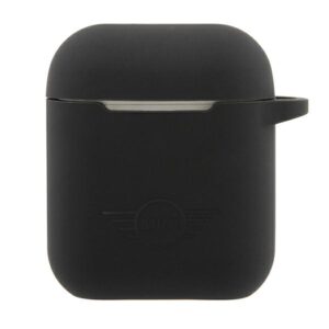 Mini MIACA2SLTBK AirPods dėklas juodos spalvos hard dėklas Silicone Collection - Image 1