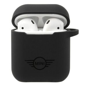 Mini MIACA2SLTBK AirPods dėklas juodos spalvos hard dėklas Silicone Collection - Image 2