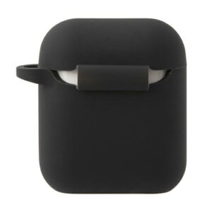 Mini MIACA2SLTBK AirPods dėklas juodos spalvos hard dėklas Silicone Collection - Image 3