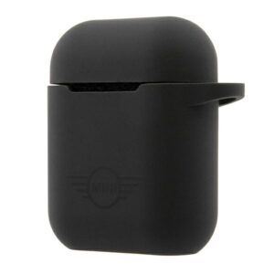 Mini MIACA2SLTBK AirPods dėklas juodos spalvos hard dėklas Silicone Collection - Image 4