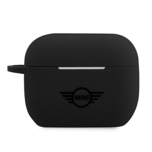 Mini MIACAPSLTBK AirPods Pro dėklas juodos spalvos hard dėklas Silicone Collection