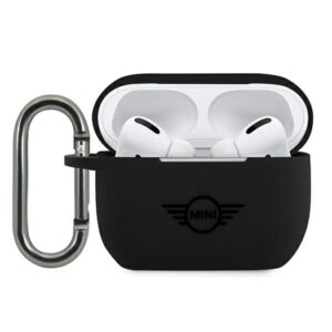 Mini MIACAPSLTBK AirPods Pro dėklas juodos spalvos hard dėklas Silicone Collection - Image 2