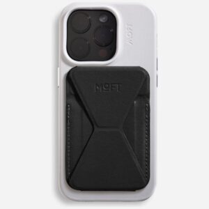 Moft Movas Snap-On MagSafe Magnetic Wallet and Phone Stand juodos spalvos - Image 6