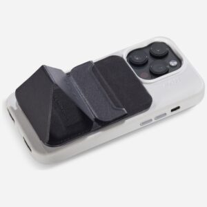 Moft Movas Snap-On MagSafe Magnetic Wallet and Phone Stand juodos spalvos - Image 7