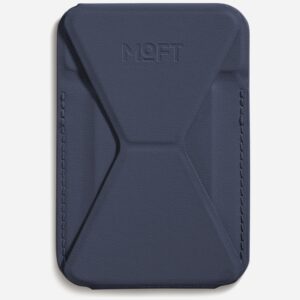 Moft Movas Snap-On MagSafe Magnetic Wallet and Phone Stand navy blue - Image 3