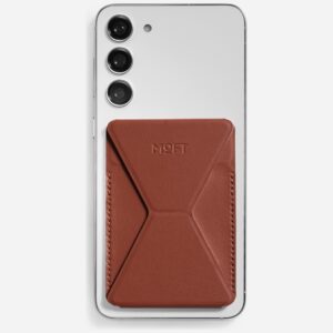 Moft Movas Self-Adhesive Wallet and Phone Stand brown - Image 4