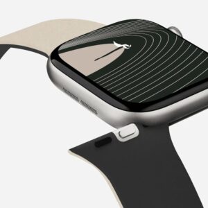 Moft Snap Duo apyrankė for Apple Watch 1-5/6/7/8/9/10/11/SE/SE 2/SE 3 (38/40/41/42 mm) baltos spalvos/blac - Image 3