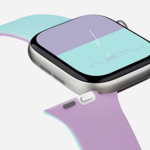 Moft Snap Duo apyrankė for Apple Watch 1-5/6/7/8/9/10/11/SE/SE 2/SE 3 (38/40/41/42 mm) navy peony/aqua - Image 4