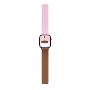 Moft Snap Duo apyrankė for Apple Watch 1-5/6/7/8/9/10/11/SE/SE 2/SE 3 (38/40/41/42 mm) rožinės spalvos/rudos spalvos - Image 1