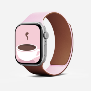 Moft Snap Duo apyrankė for Apple Watch 1-5/6/7/8/9/10/11/SE/SE 2/SE 3 (38/40/41/42 mm) rožinės spalvos/rudos spalvos - Image 2