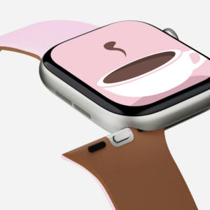 Moft Snap Duo apyrankė for Apple Watch 1-5/6/7/8/9/10/11/SE/SE 2/SE 3 (38/40/41/42 mm) rožinės spalvos/rudos spalvos - Image 4