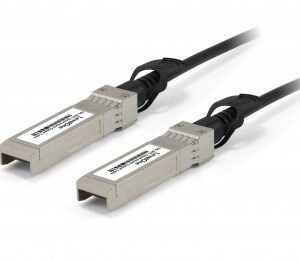 LevelOne DAC-0103 „InfiniBand“ arba pluoštinis optinis kabelis 3 m SFP+ Juoda, Nerūdijančiojo plieno - Image 1