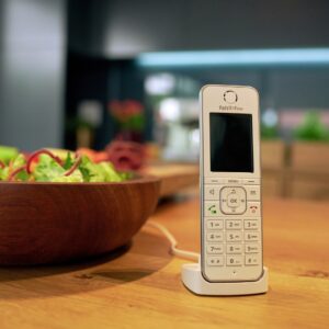 Fon FRITZ! C6 DECT telefonas Skambintojo ID Balta