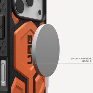 Urban Armor Gear Monarch Pro mobiliojo telefono dėklas 16 cm (6.3") Oranžinė, Juoda - Image 2