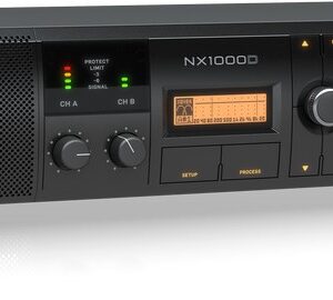 Behringer NX1000D garso stiprintuvas Pasirodymai / scena Juoda