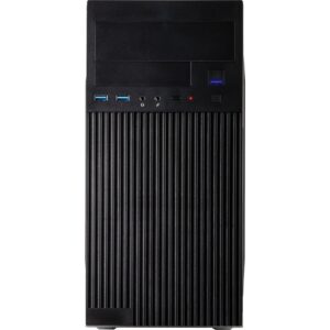 Inter-Tech IT-6521 Straight „Micro Tower“ Juoda - Image 3