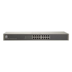 LevelOne FSW-1650 tinklo komutatorius Ne-valdomas Fast Ethernet (10/100) Pilka - Image 3
