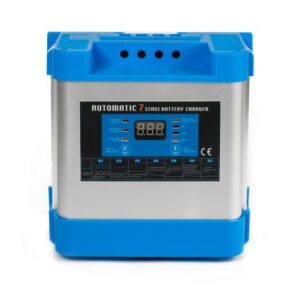 AZO Digital 24 V tinklo įkroviklis BC-20 PRO 10A akumuliatoriams (230V/24V) LCD ekranas 7 pakopų įkrovimas - Image 3