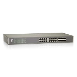 LevelOne FSW-2450 tinklo komutatorius Ne-valdomas Fast Ethernet (10/100) Juoda - Image 1