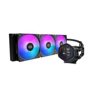 Cooler Master MasterLiquid Core Nex Digital Procesorius Aušinimo skysčiu rinkinys 12 cm Juoda 1 vnt - Image 1
