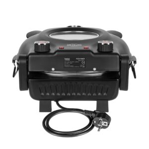 Teesa Supreme picos keptuvė / kepsninė 1 pica(os / ų) 1200 W Juoda - Image 2