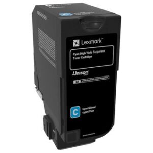 Lexmark 74C2HCE tonerio kasetė 1 vnt Originalus Žydras