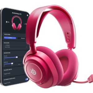 Steelseries Arctis Nova 7X Gen 2 Laisvų rankų įranga Bevielis Su lankeliu Žaidimams Bluetooth Rausvai raudona - Image 2