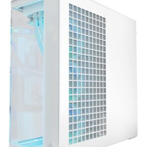 ARCTIC Xtender VG White (Clear Glass) „Midi Tower“ Balta - Image 3