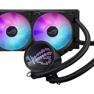 ASUS ROG Ryuo III 240 ARGB Procesorius Aušinimo skysčiu rinkinys 12 cm Juoda