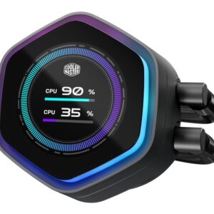 Cooler Master MasterLiquid Atmos II 360 LCD Black Procesorius Aušinimo skysčiu rinkinys 12 cm Juoda 1 vnt - Image 2