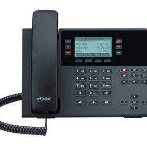 Auerswald COMfortel D-110 IP telefonas Juoda 3 linijos LCD - Image 2