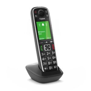 Gigaset E720HX Analoginio ryšio / DECT telefonas Skambintojo ID Juoda - Image 3
