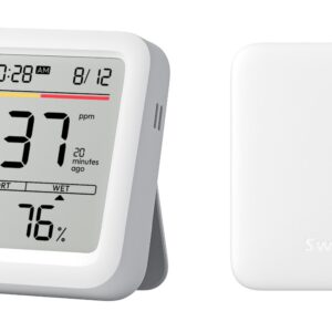 SwitchBot Meter Pro (CO2 Monitor) Balta LCD Baterija - Image 1