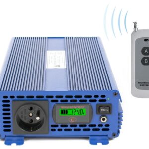 AZO Digital 24 VDC / 230 VAC ECO MODE SINUS IPS-2000S PRO 2000W įtampos keitiklis - Image 1