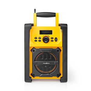 Nedis RDFM3100YW radijo imtuvas Darbo vieta Skaitmeninis Juoda, Geltona