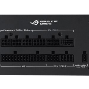 ASUS ROG Strix 1000W Gold Aura Edition maitinimo blokas 20+4 pin ATX ATX Juoda - Image 3