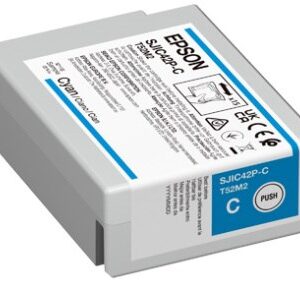 Epson SJIC42P-C rašalo kasetė 1 vnt Originalus Žydras