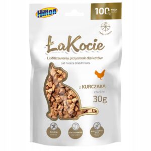 HILTON ŁaKocie Freeze dried chicken - skanėstas katėms - 30g